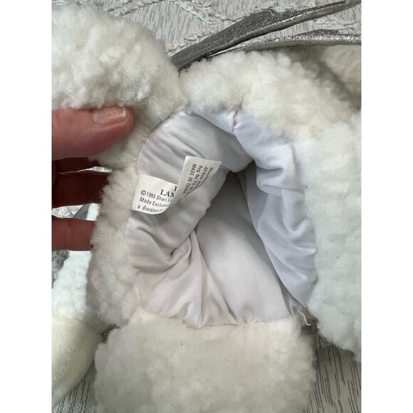 Vintage 1993 BABY Lamb Chop  Hand Puppet 16 inches Plush Shari Lewis - Picture 4 of 7